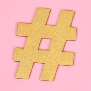 Simbolo hashtag instagram