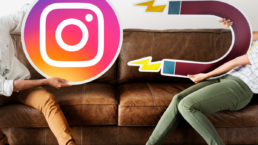 Logo Instagram e calamita